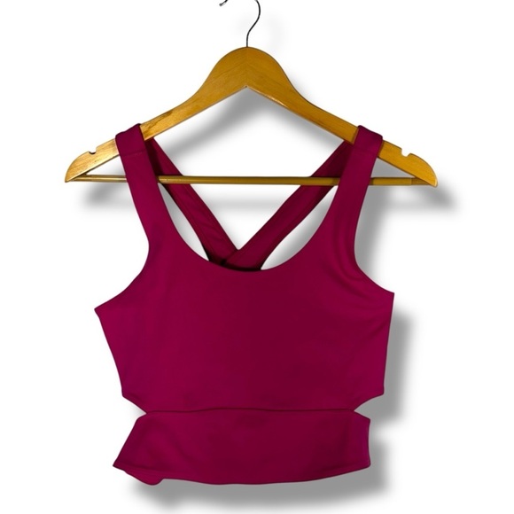 Free People Movement Back It Up Sports Workout Tank, Dragon Fruit Pink, NWT - Picture 3 of 13